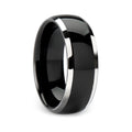 Titanium Two Tone Dome Ring