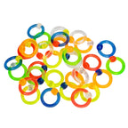 Acrylic 6 Gauge UV Captive Bead Rings - 10 Pack