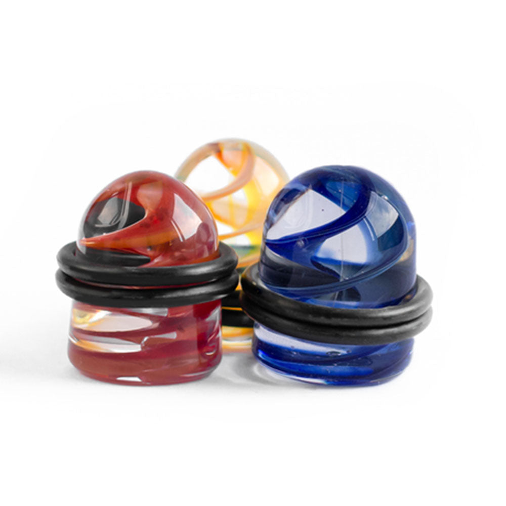 Acrylic 1/2 Inch UV Glow Swirl Bullet Ear Plugs - Pair - photo 3
