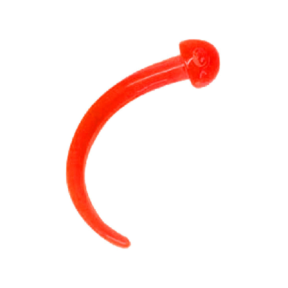 Acrylic 6 Gauge UV Glow Claw Curved Ear Tapers - Pair - photo 3
