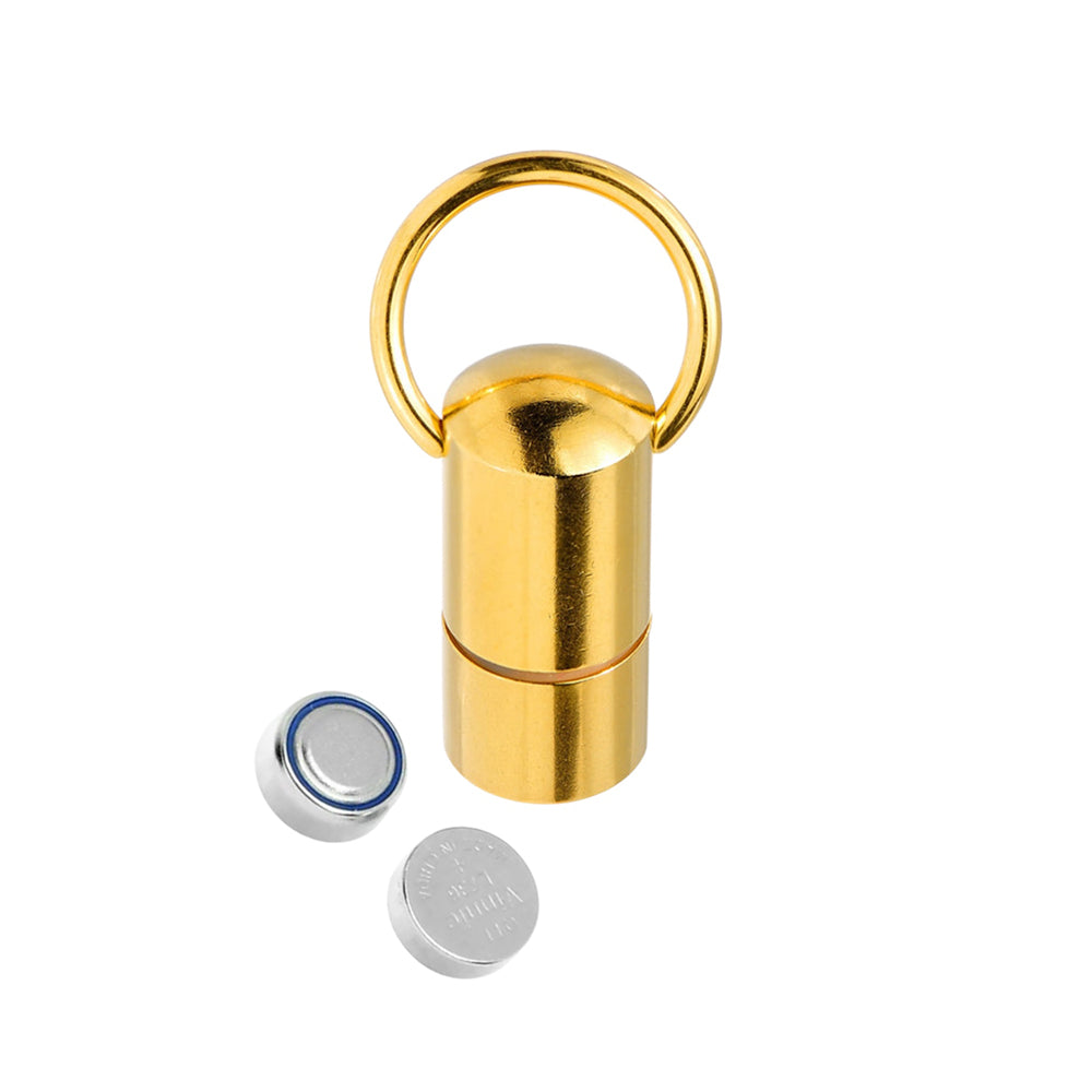 Surgical Steel Vibrating Captive Bead Ring 14G 12mm PVD Gold