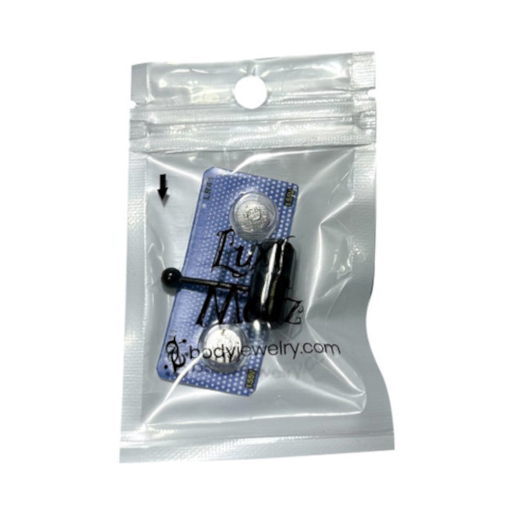 Black Surgical Steel 14 Gauge Tongue Barbell with Vibrating - photo 3