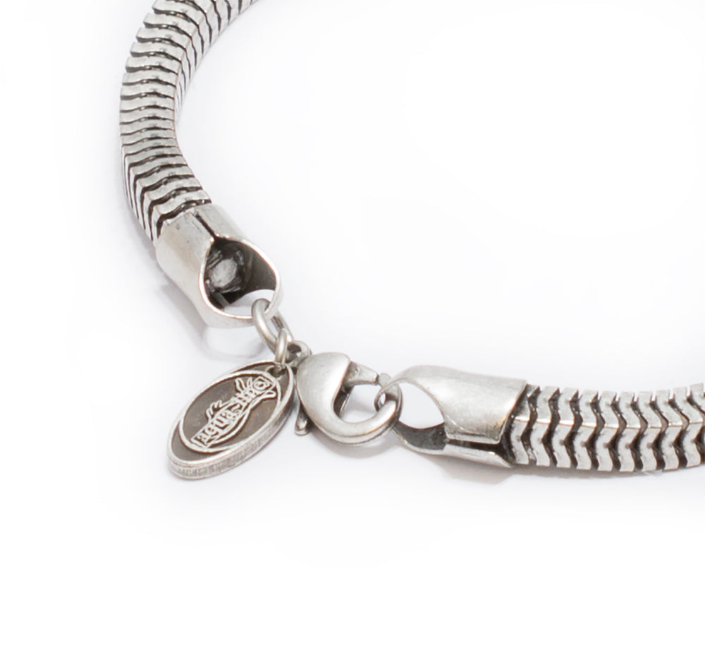 Wave Link Silver Plated Bracelet 8 Inch - photo 2