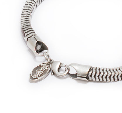 Wave Link Silver Plated Bracelet 8 Inch - photo 2
