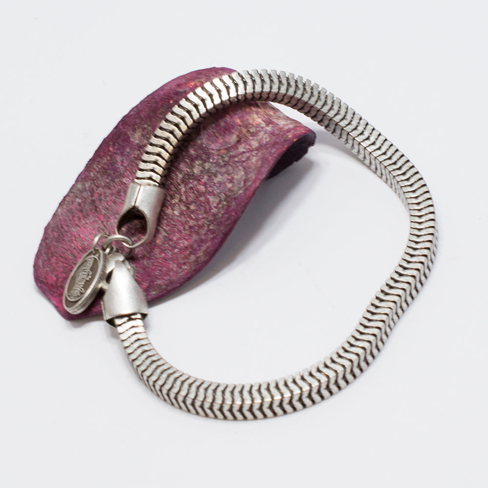 Wave Link Silver Plated Bracelet 8 Inch - photo 4