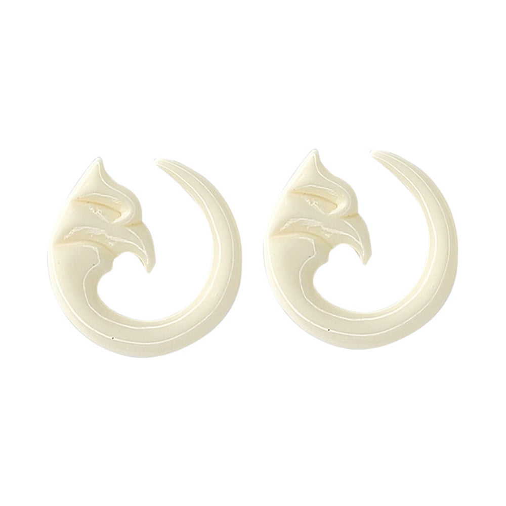 Acrylic Ocean Wave Spiral Ear Tapers 6G to 00G - 3 Colors - Pair - photo 4