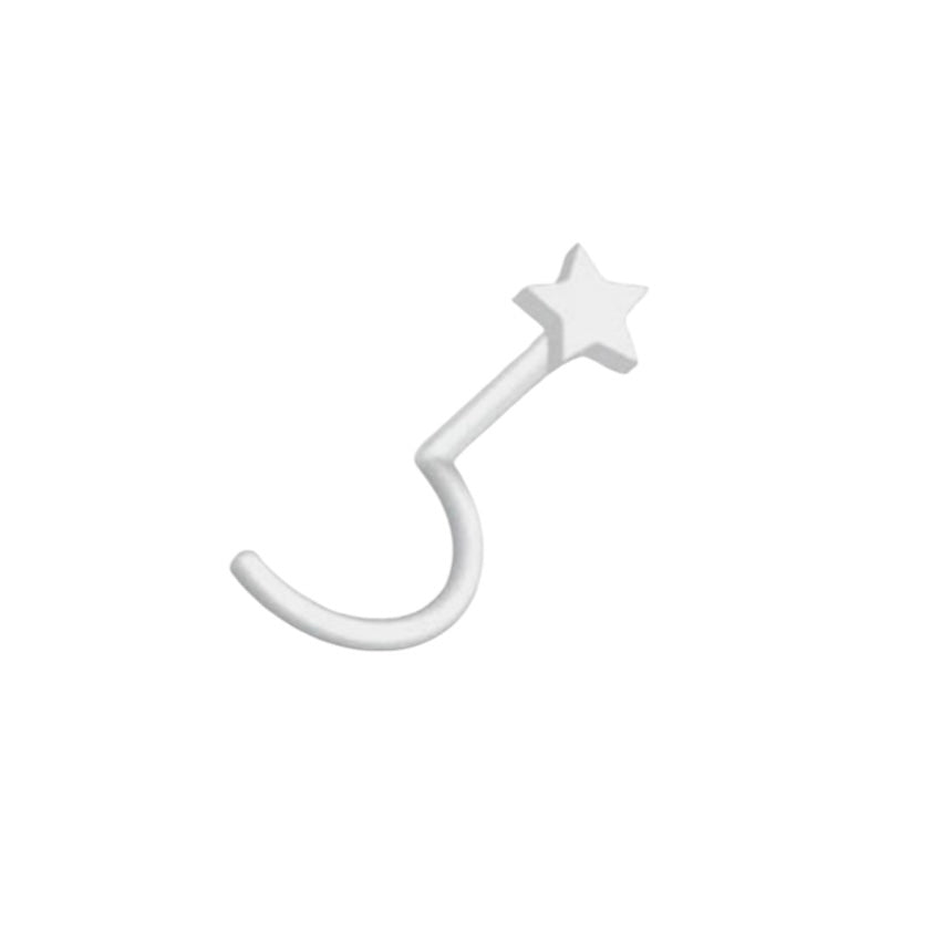 Acrylic 18 Gauge Star Top Nose Screw Studs - photo 9