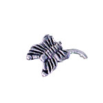 .925 Sterling Silver Nose Screw Stud with Butterfly