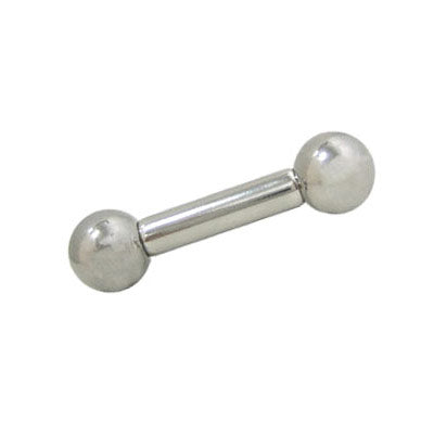 Surgical Steel 10 Gauge Internally Threaded Nipple Barbell