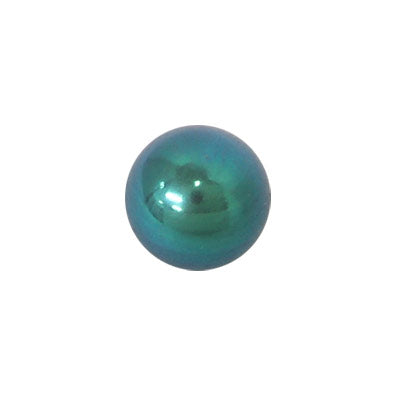 Titanium Green Threaded Replacement Bead - 4mm, 5mm or 6mm