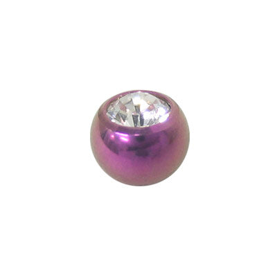 Titanium Pink Jeweled Replacement Bead - 5mm 6mm