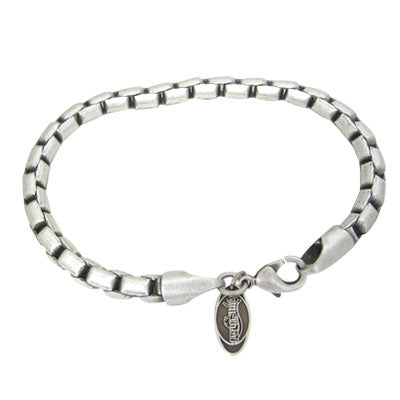 High Polish Silver Plated Bracelet 8 Inch