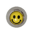 Surgical Steel Replacement Bead with Logo - Style 4