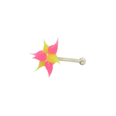 Surgical Steel Nose Studs with Star Shape Spikes
