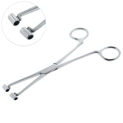 Surgical Steel Septum Tube Forceps Piercing Tool