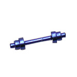 Titanium 16 & 18 Gauge Eyebrow Barbell in Seven Colors