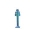 Titanium 14 & 16 Gauge Labret Monroe - Green