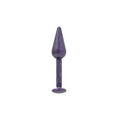 Titanium 14 & 16 Gauge Labret Monroe Spike Bead with Purple