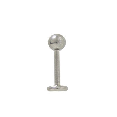 Titanium 16 Gauge High Polish Labret Stud