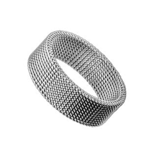 Surgical Steel Finger Ring with Flexible Screen Design