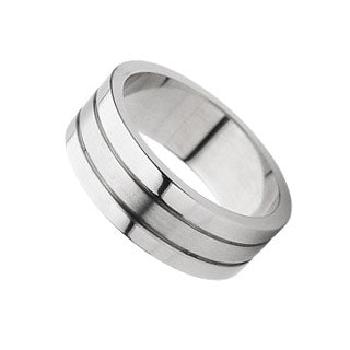 Surgical Steel Finger Ring with Unique Design