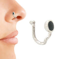 .925 Sterling Silver Non-Piercing Nose Clip