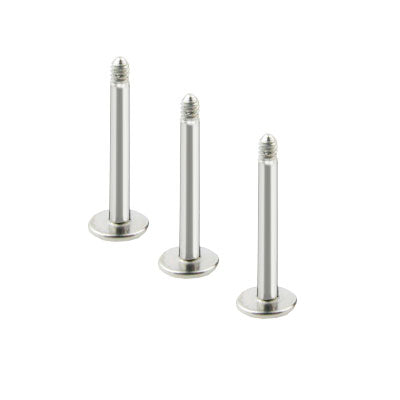 Surgical Steel 14 Gauge Replacement Labret Barbell