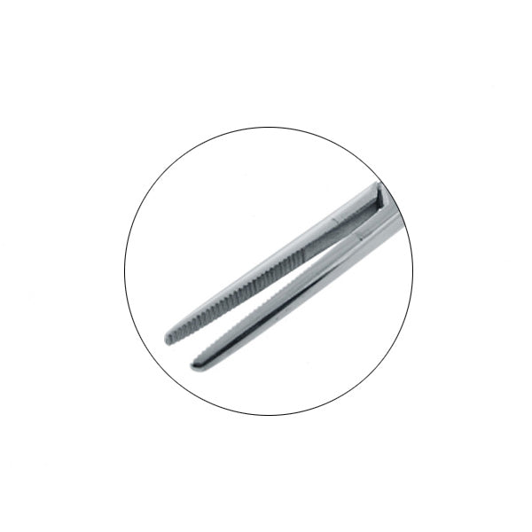 Surgical Steel Straight Hemostatic Forceps Piercing Tool - photo 2