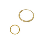 Gold Plated Nose Chain with Hoops