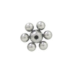 Surgical Steel Opal Jeweled Flower Shape Replacement Bead - 6mm 10mm - photo 2