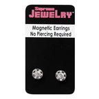 Surgical Steel CZ Magnetic Fake Nose Stud Earrings